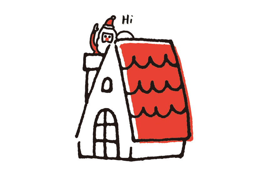 ひょっこりサンタ